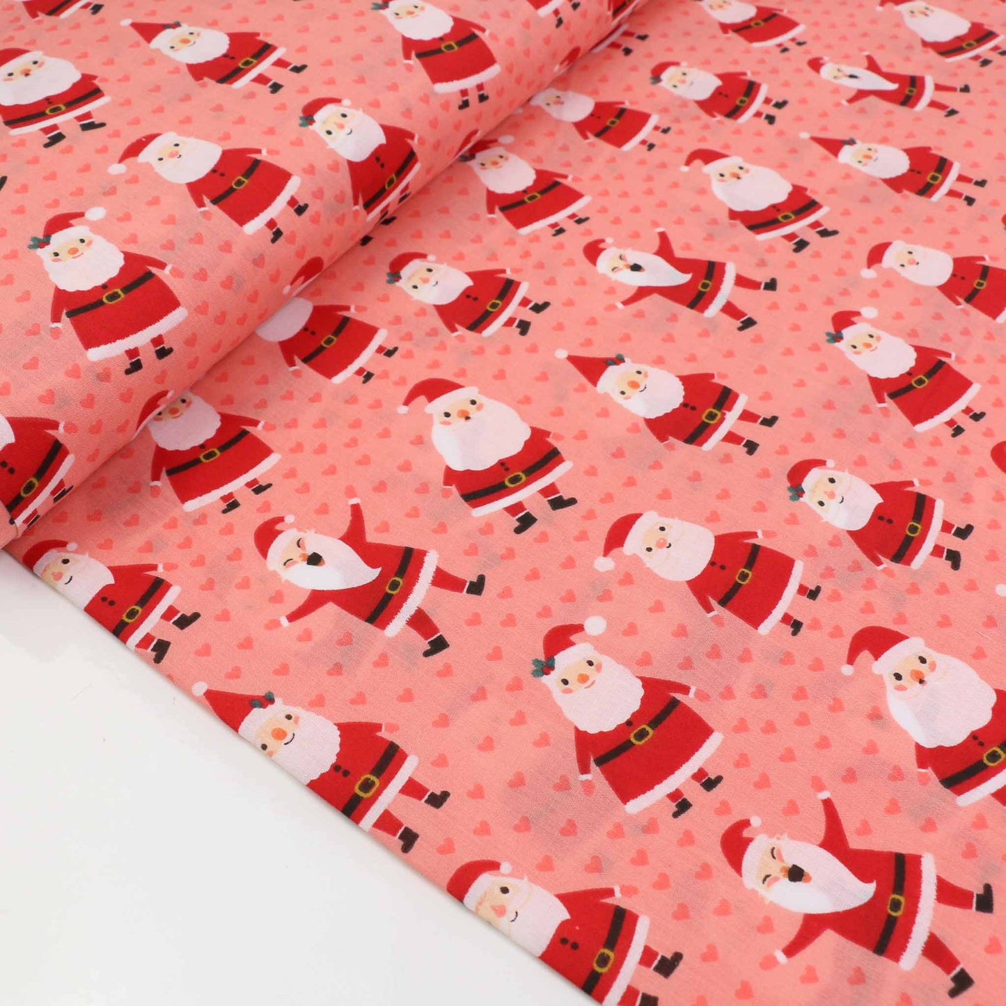 PolyCotton Poplin Fabric - Pink