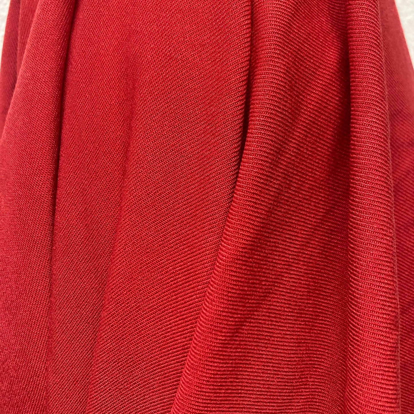 Viscose Twill Fabric - Red