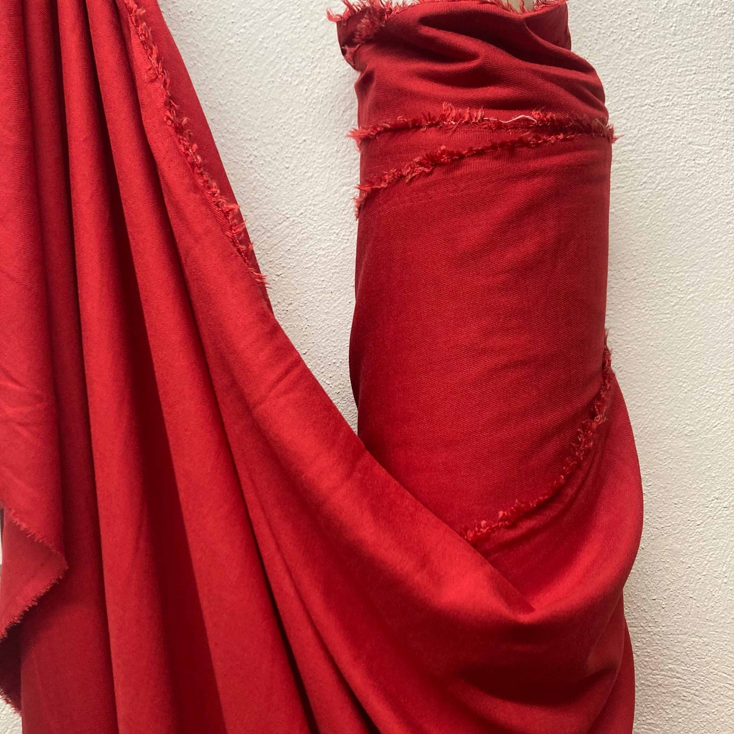 Viscose Twill Fabric - Red