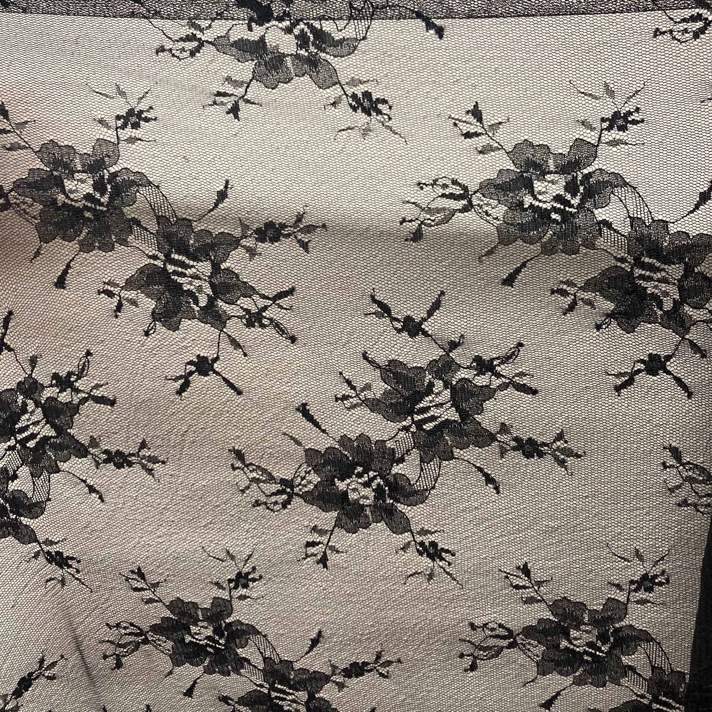 Lace fabric - Black