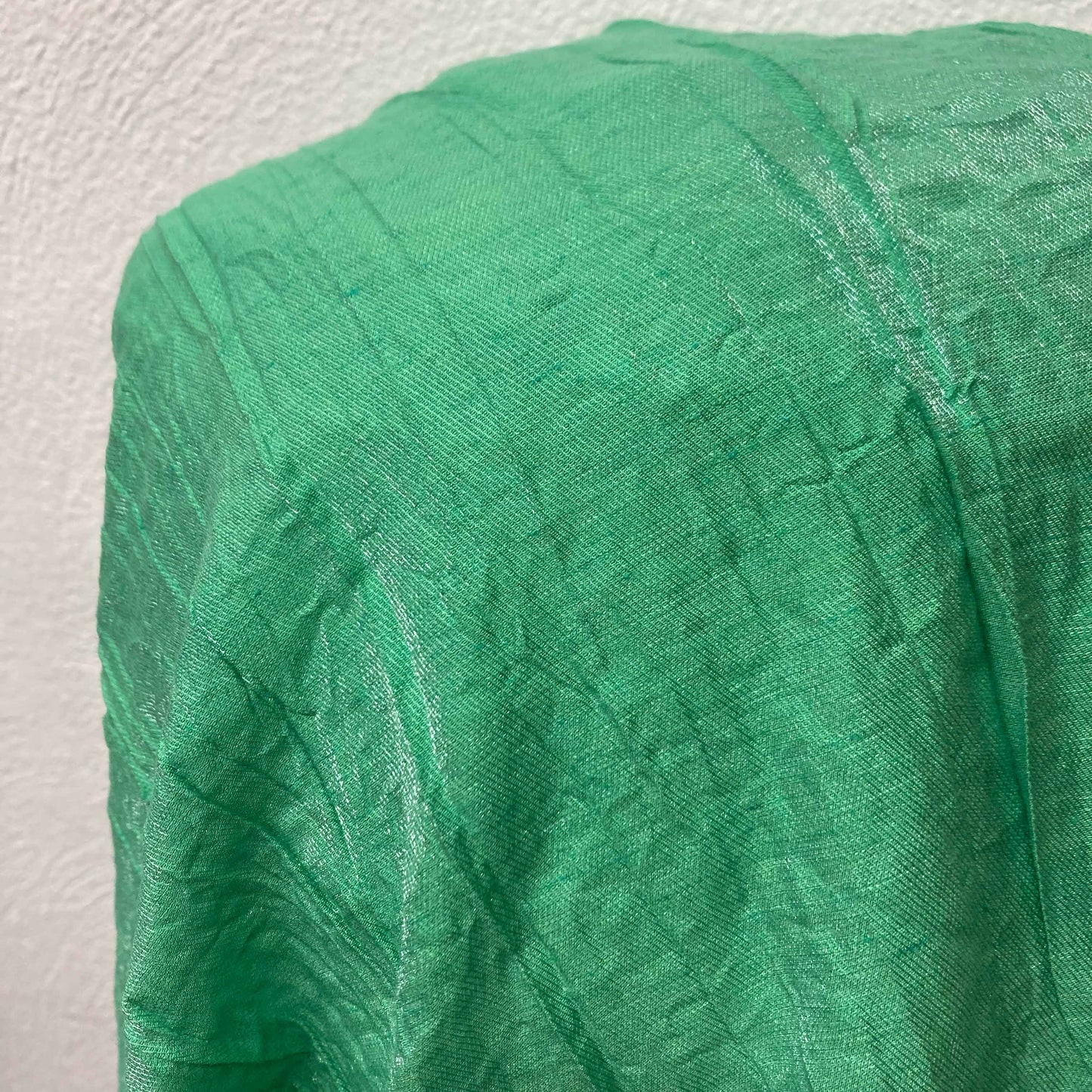 Crinkle Linen Fabric - Green