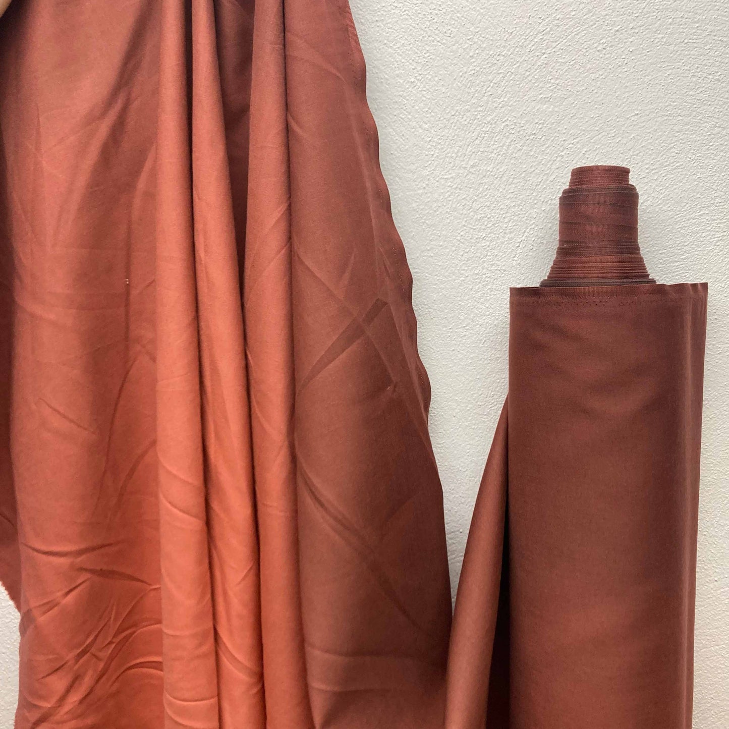 Cotton blend Fabric - Rust ombre