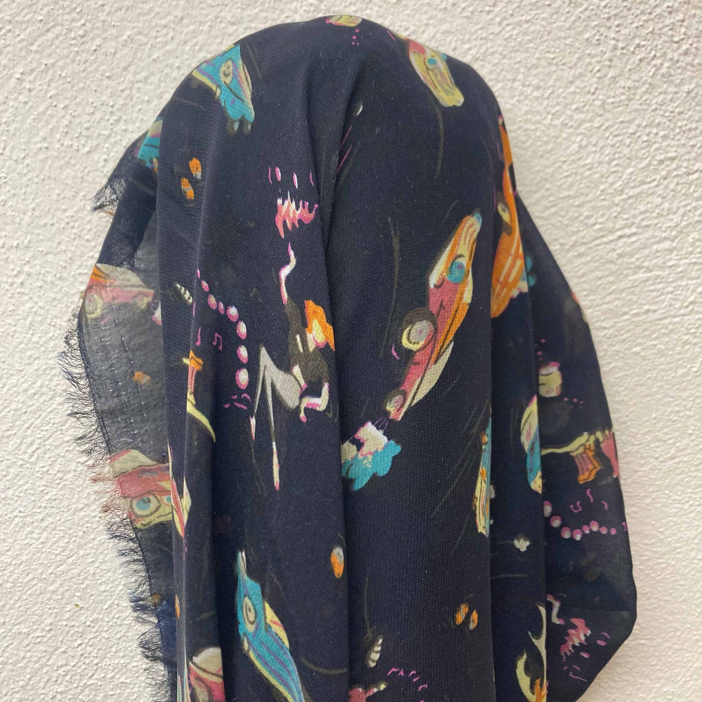 Chiffon Fabric - Navy