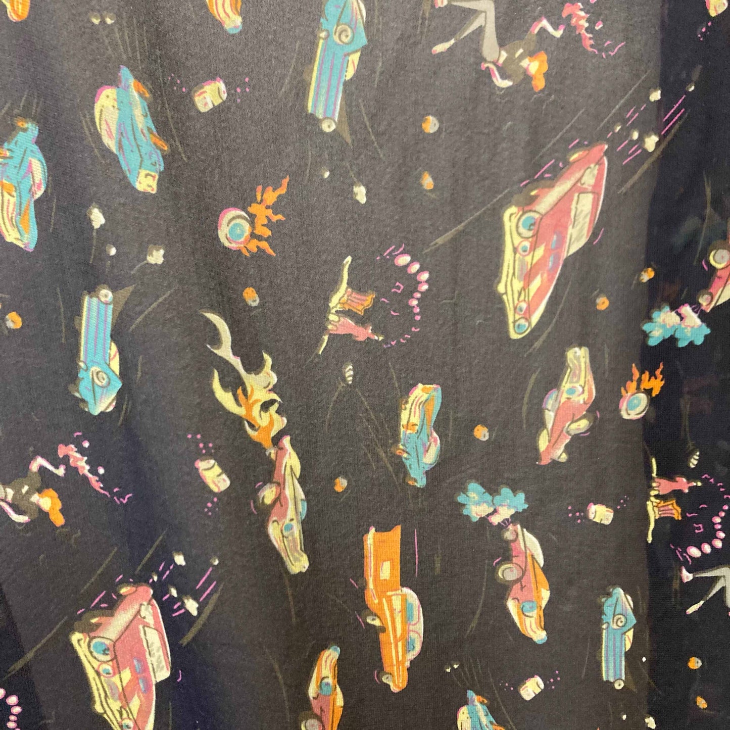 Chiffon Fabric - Navy