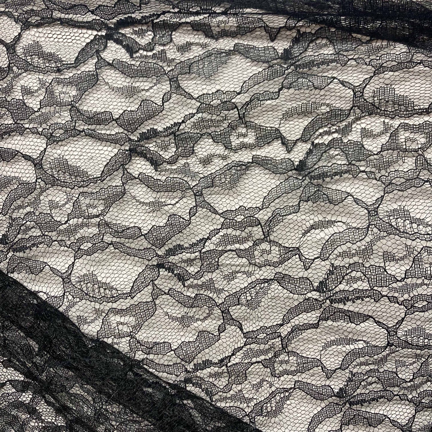 Lace fabric - Black