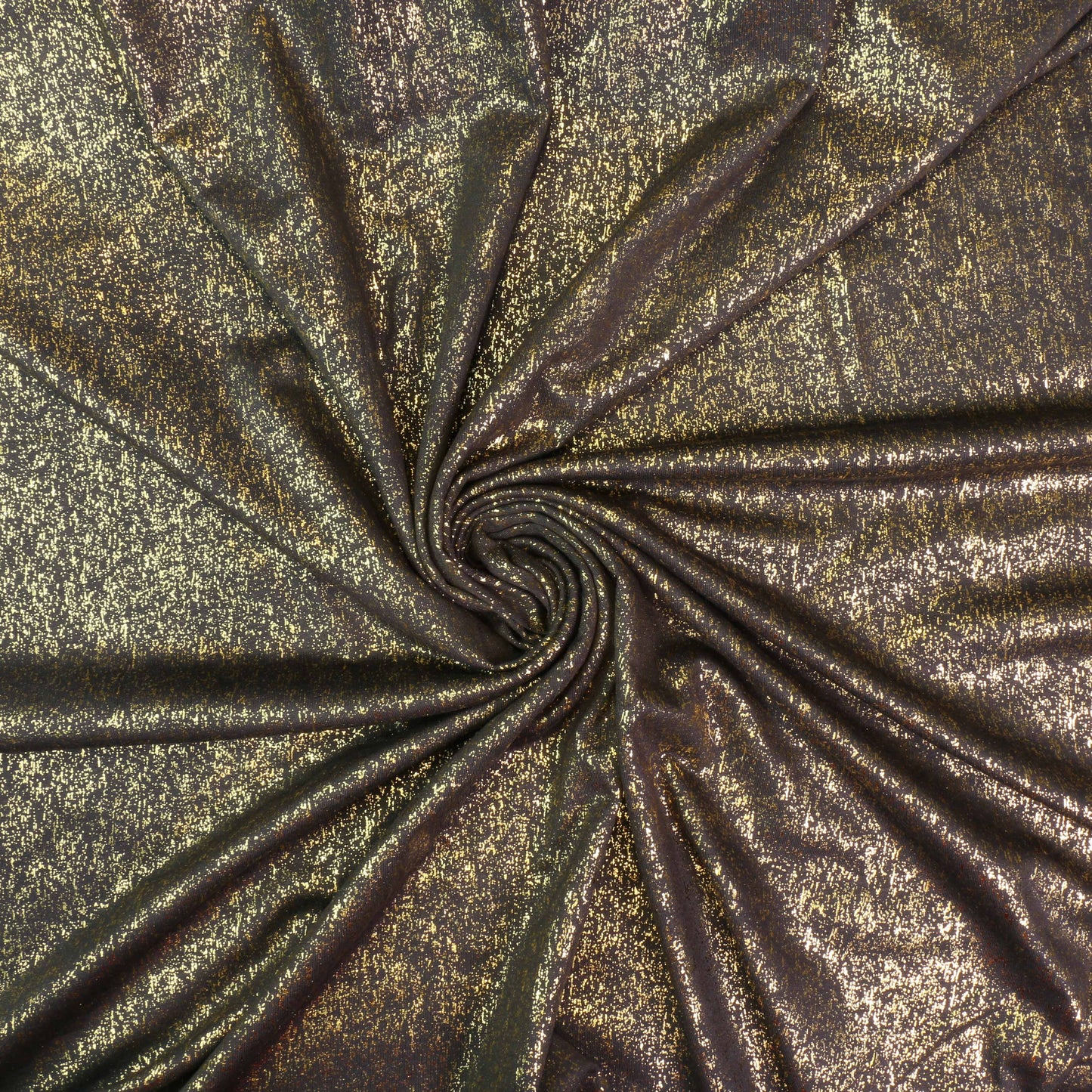Viscose Jersey Fabric - Grey, gold