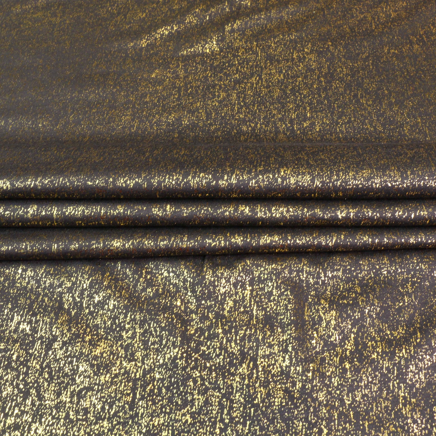 Viscose Jersey Fabric - Grey, gold