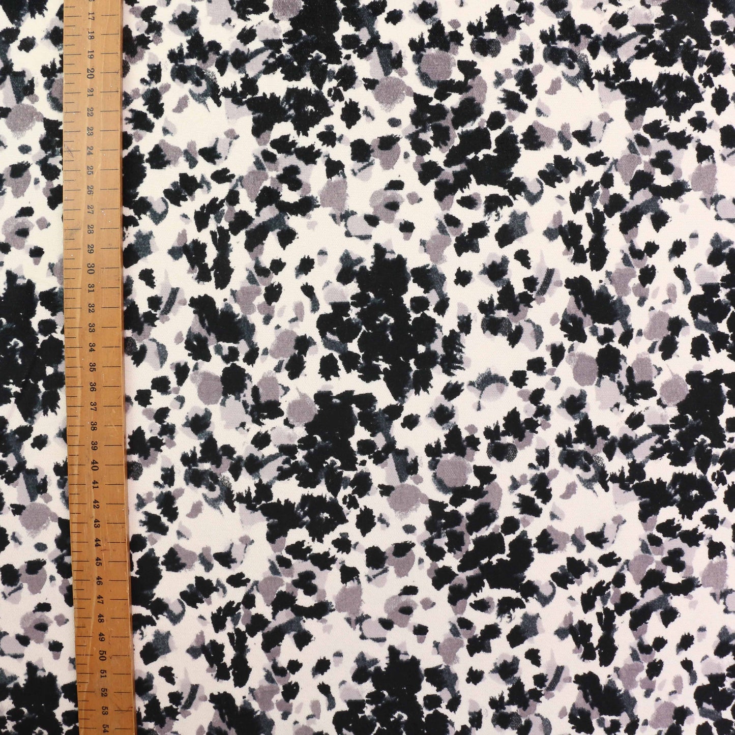 Cotton Velvet fabric - White, black, grey