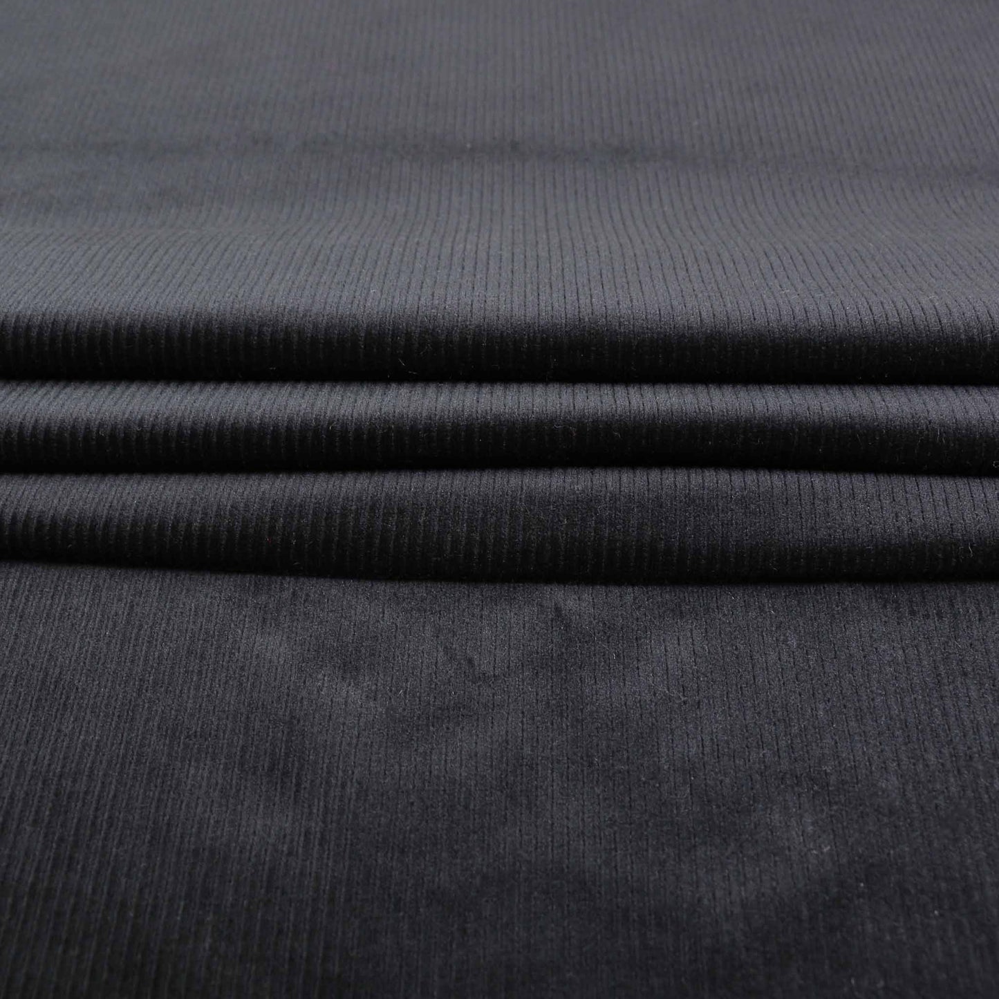 Rib Velour - Navy, Black