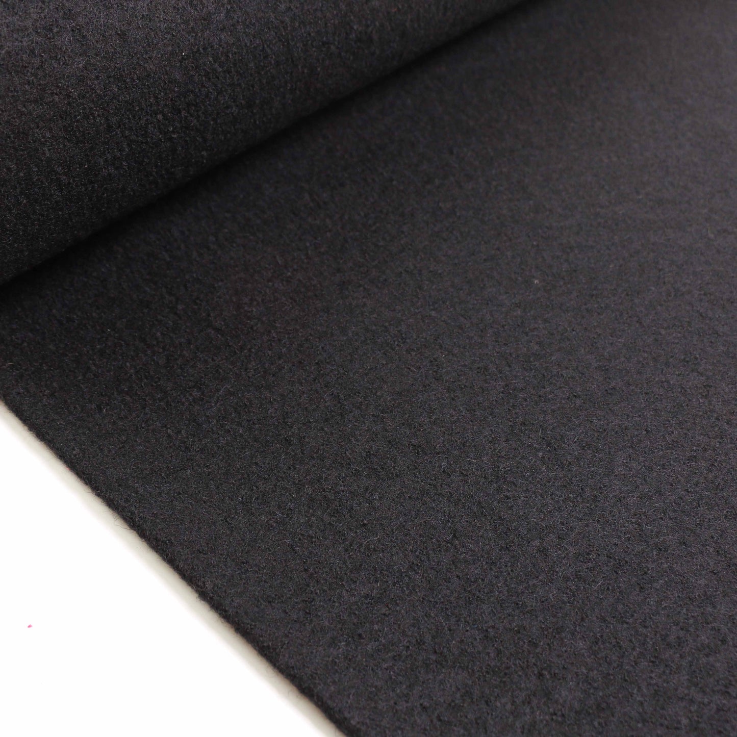 Boiled Wool Fabric - Black, navy, teal, mustard, charcoal