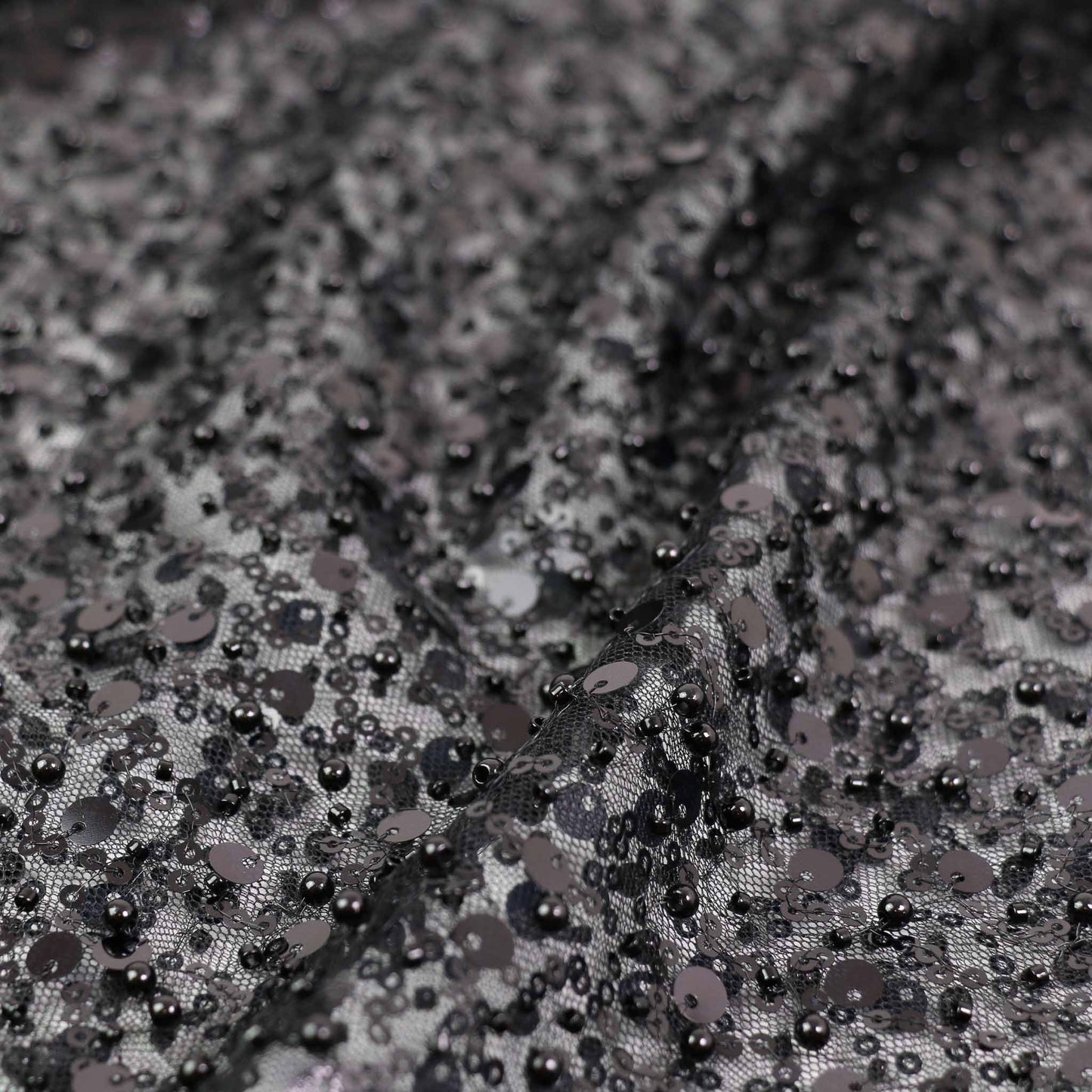 Sequin Fabric - Black
