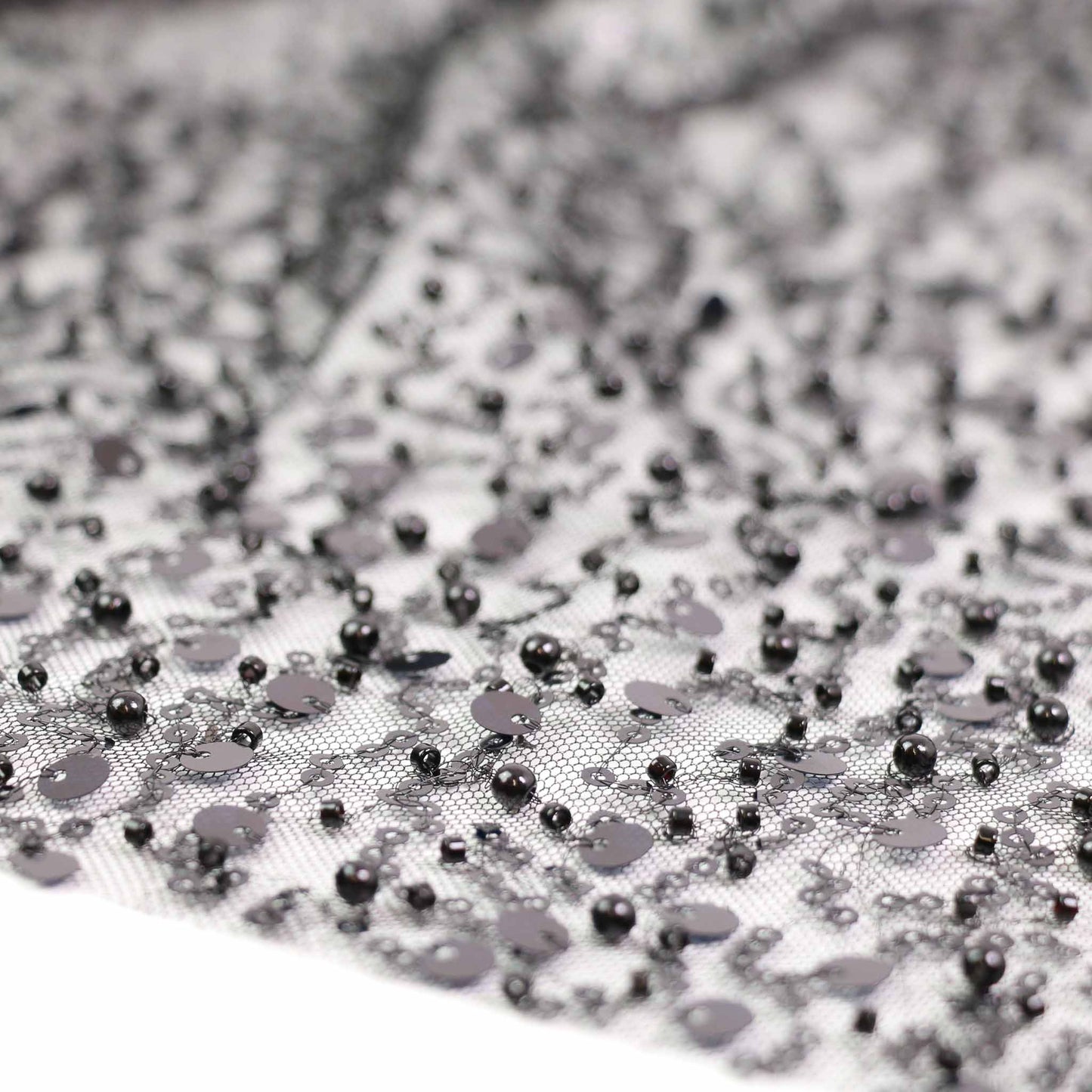Sequin Fabric - Black