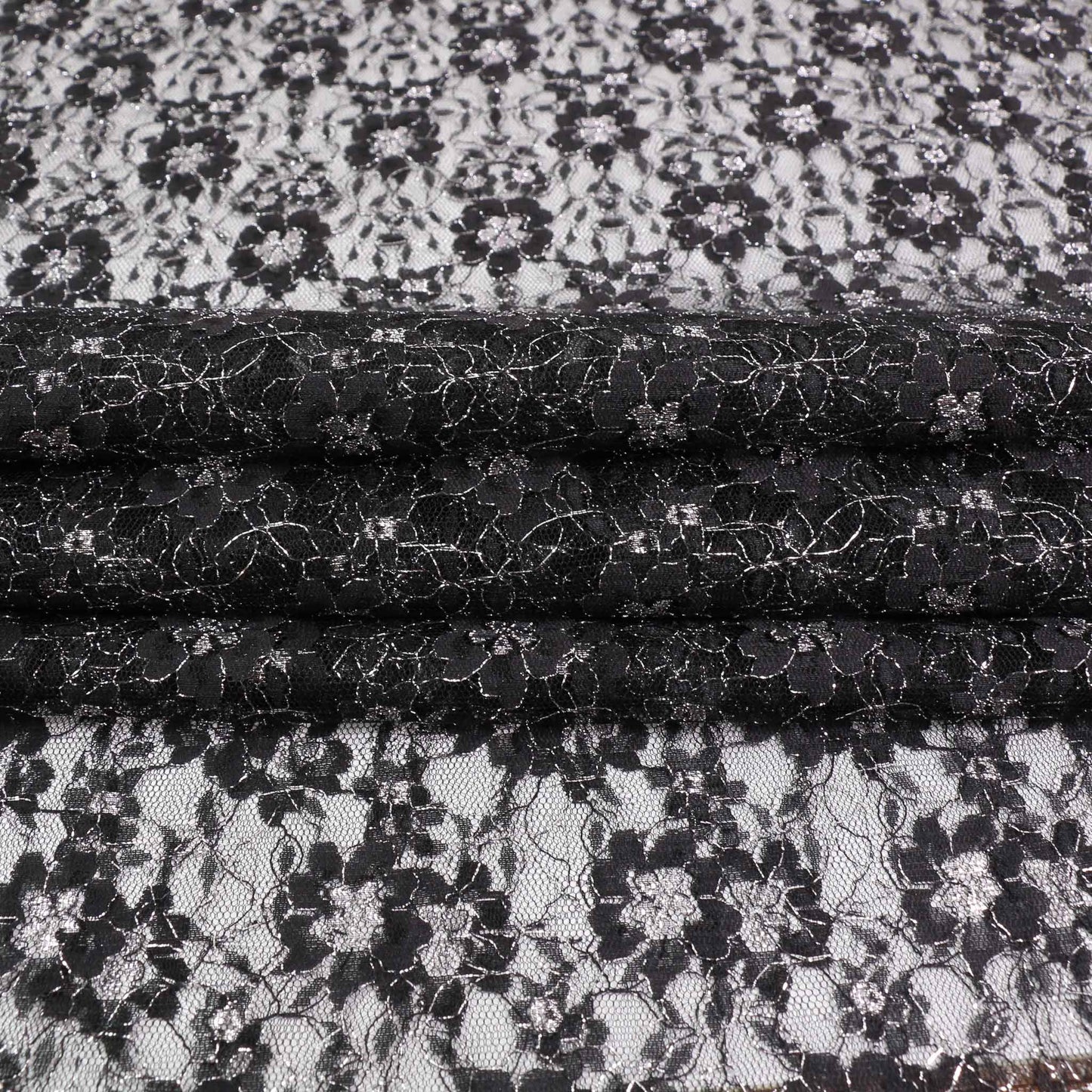 Lace - Black, silver