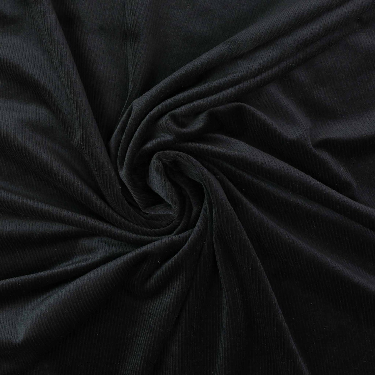 Rib Velour - Black, Navy