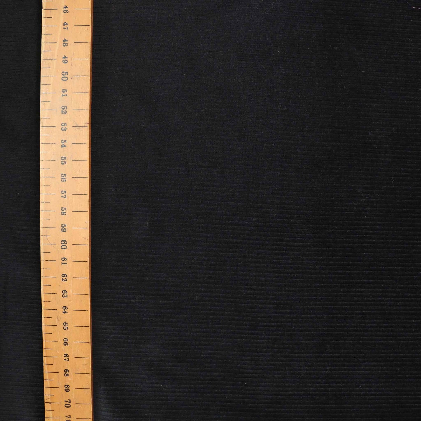 Rib Velour - Black, Navy