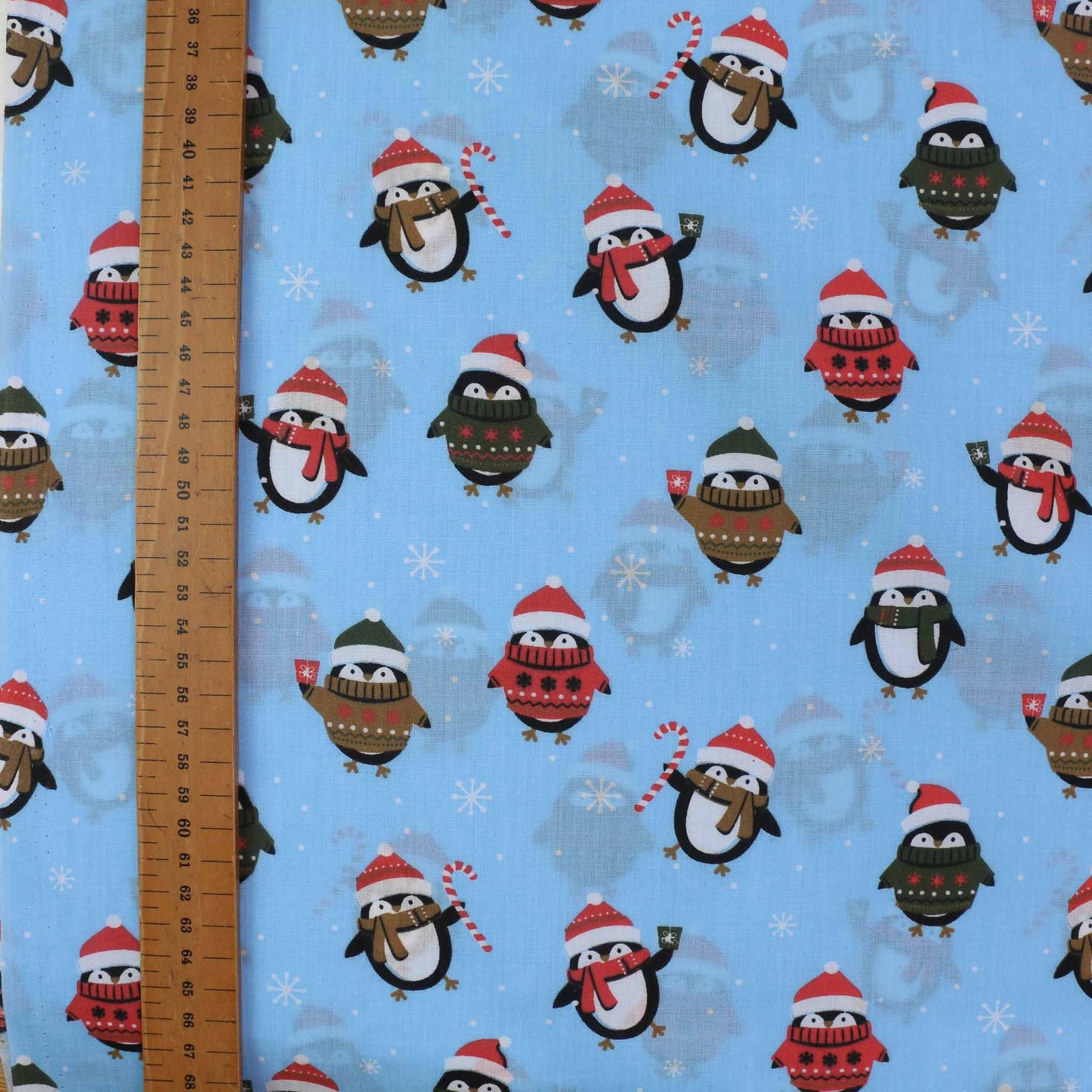 PolyCotton fabric - Baby Blue