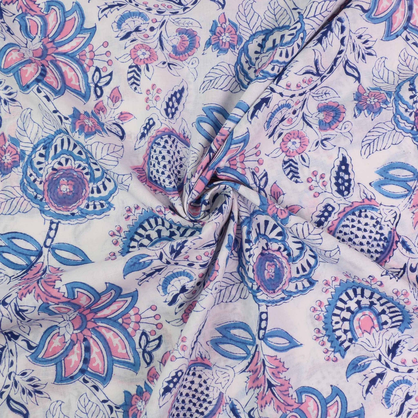 Cotton Voile - Hand block print
