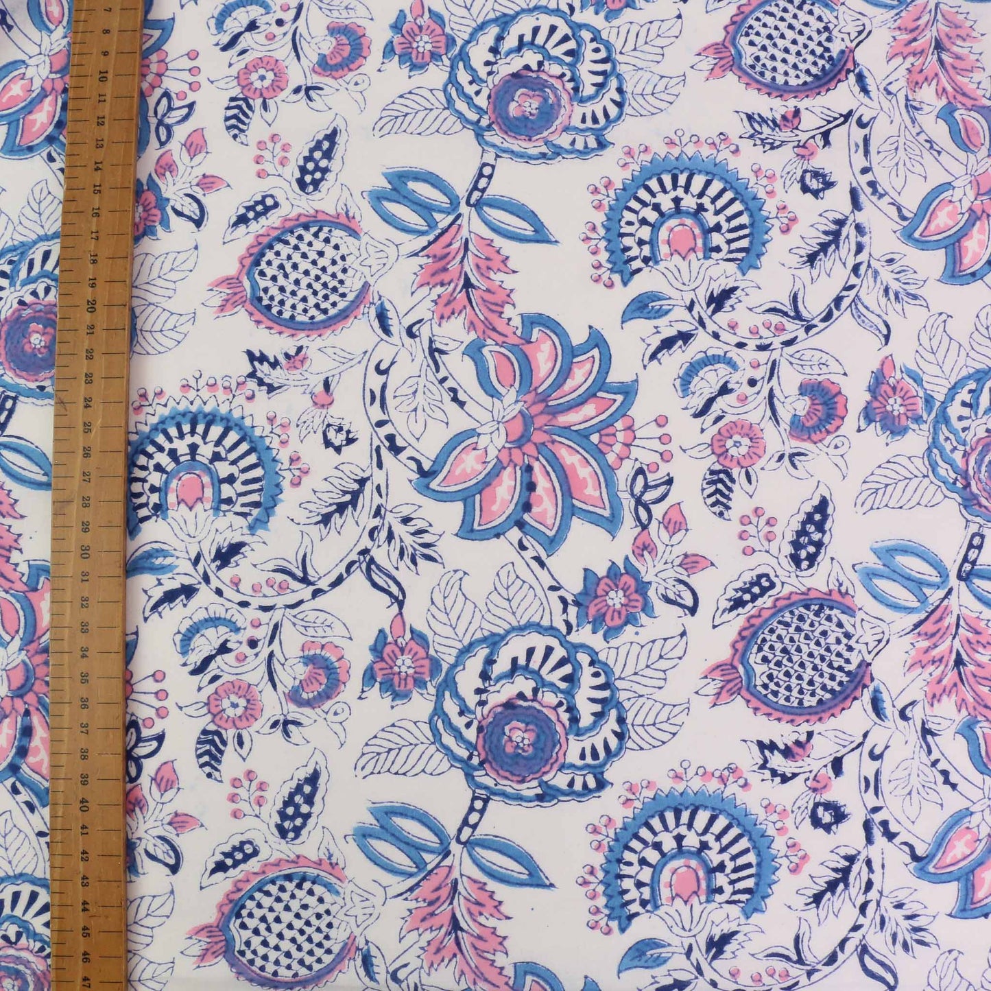 Cotton Voile - Hand block print