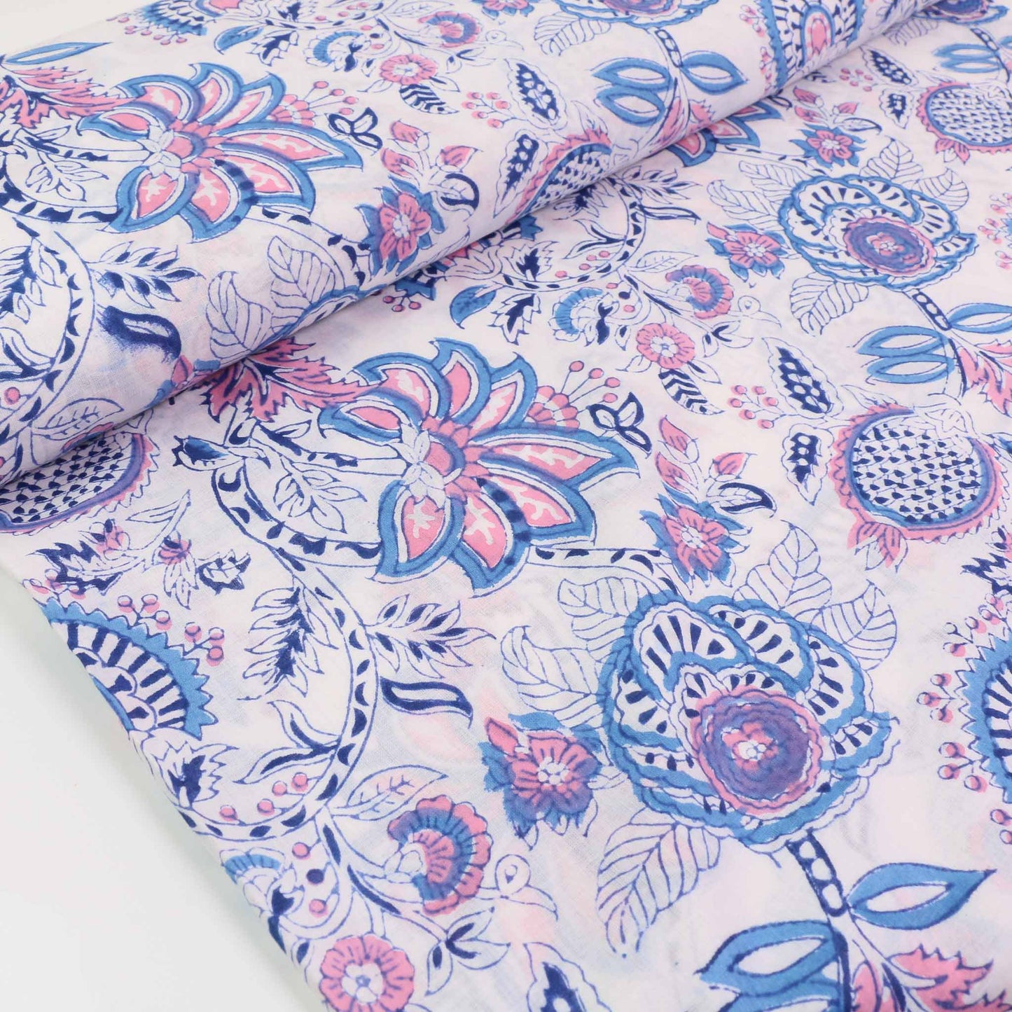 Cotton Voile - Hand block print