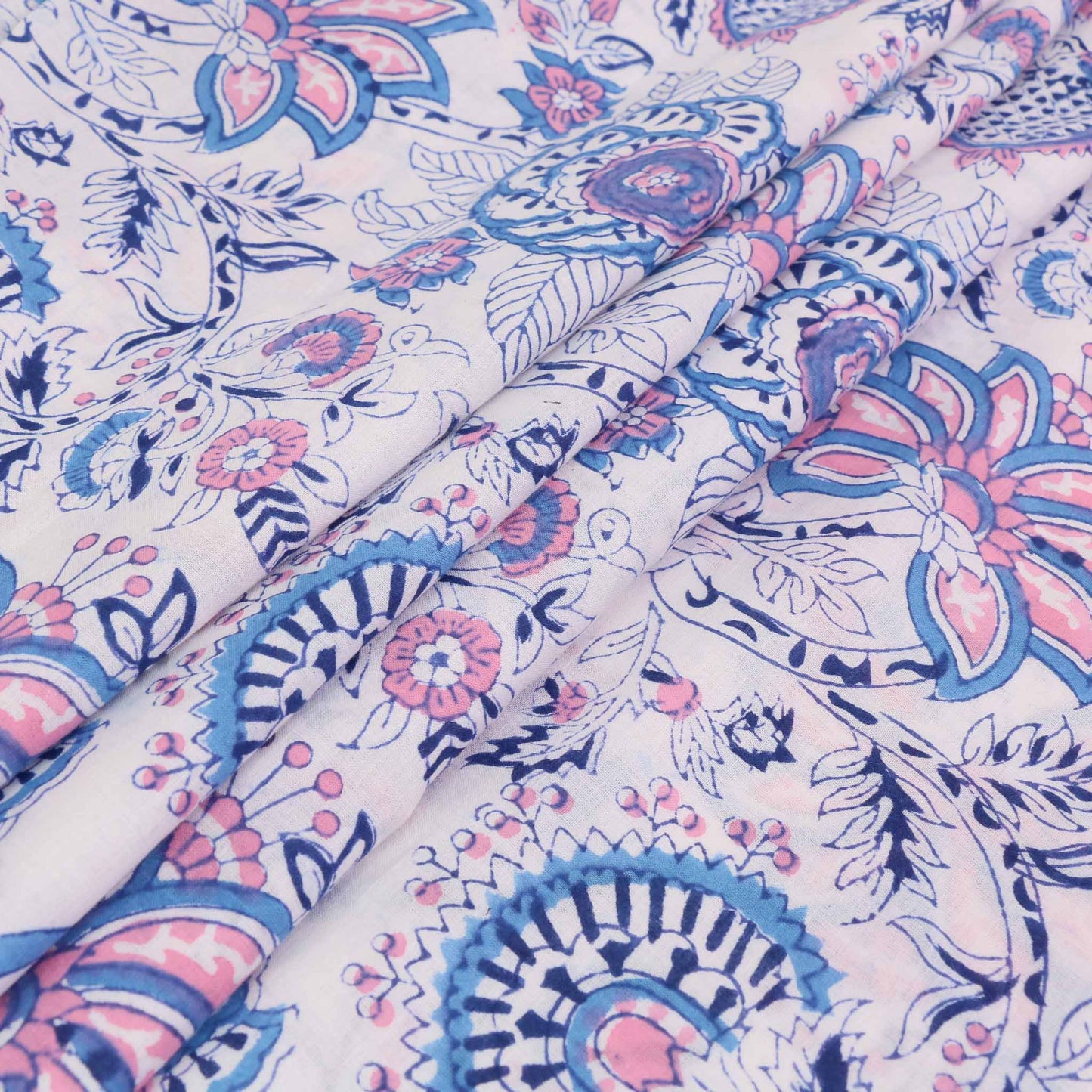 Cotton Voile - Hand block print