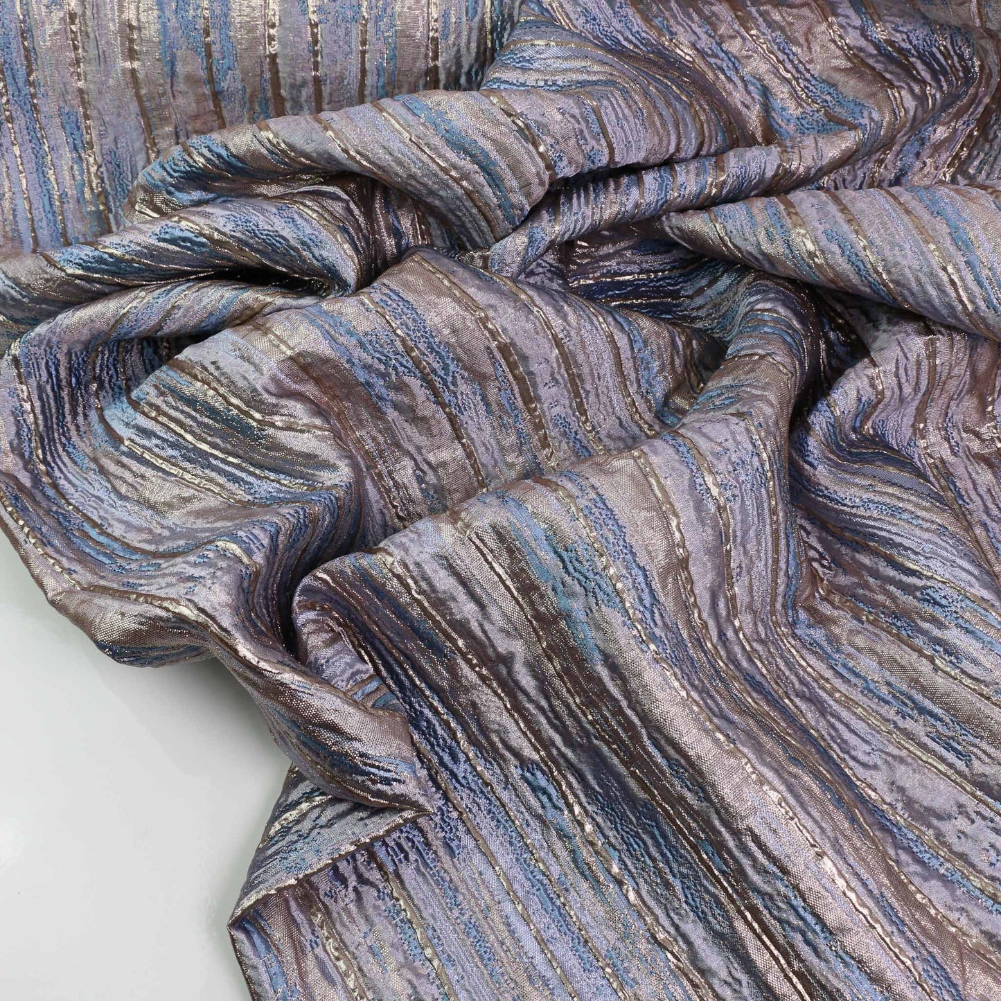 Jacquard Fabric - Pale pink, Pale blue
