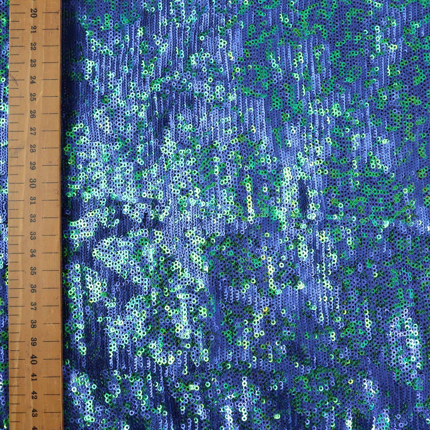 Sequin Fabric - Blue/Purple, Green