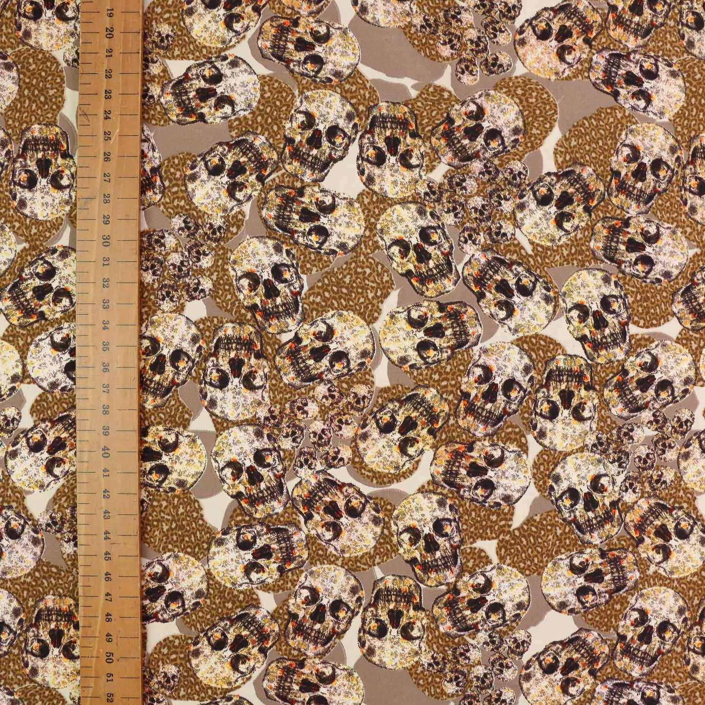 Royal Micro Satin Fabric - Beige