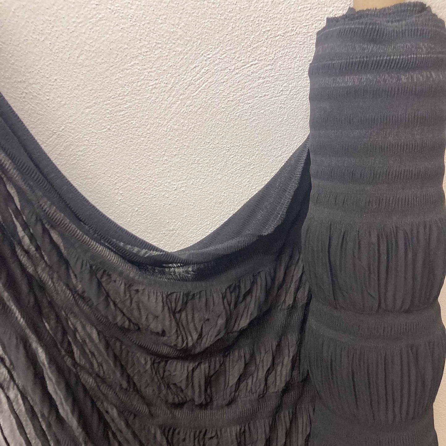 Jersey Chiffon Fabric - Black
