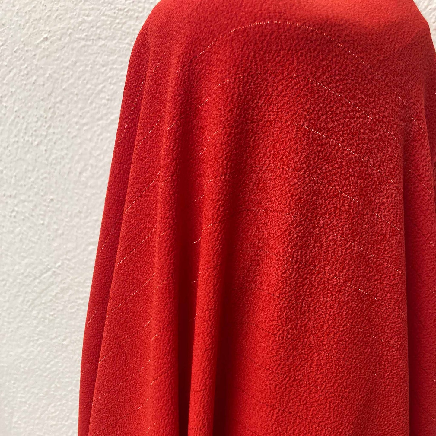 Bubble Crepe Fabric - Red