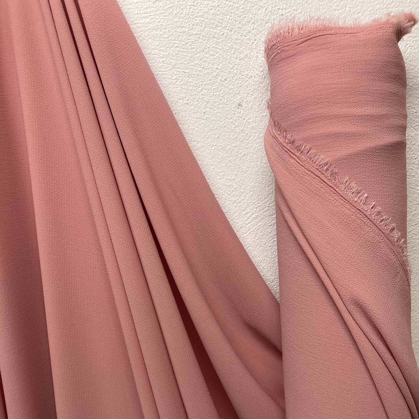 Bubble Crepe Fabric - Dusty Pink