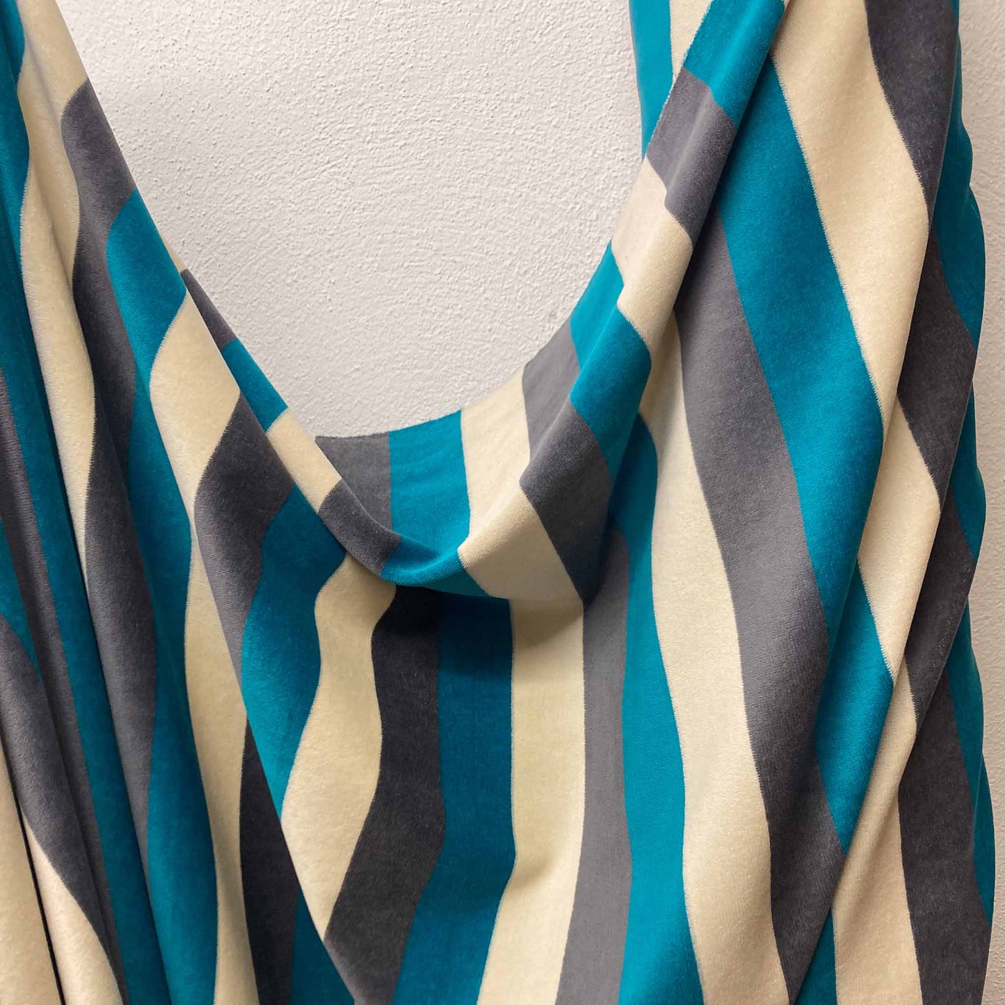 Cotton Velour Panels - Stripe *