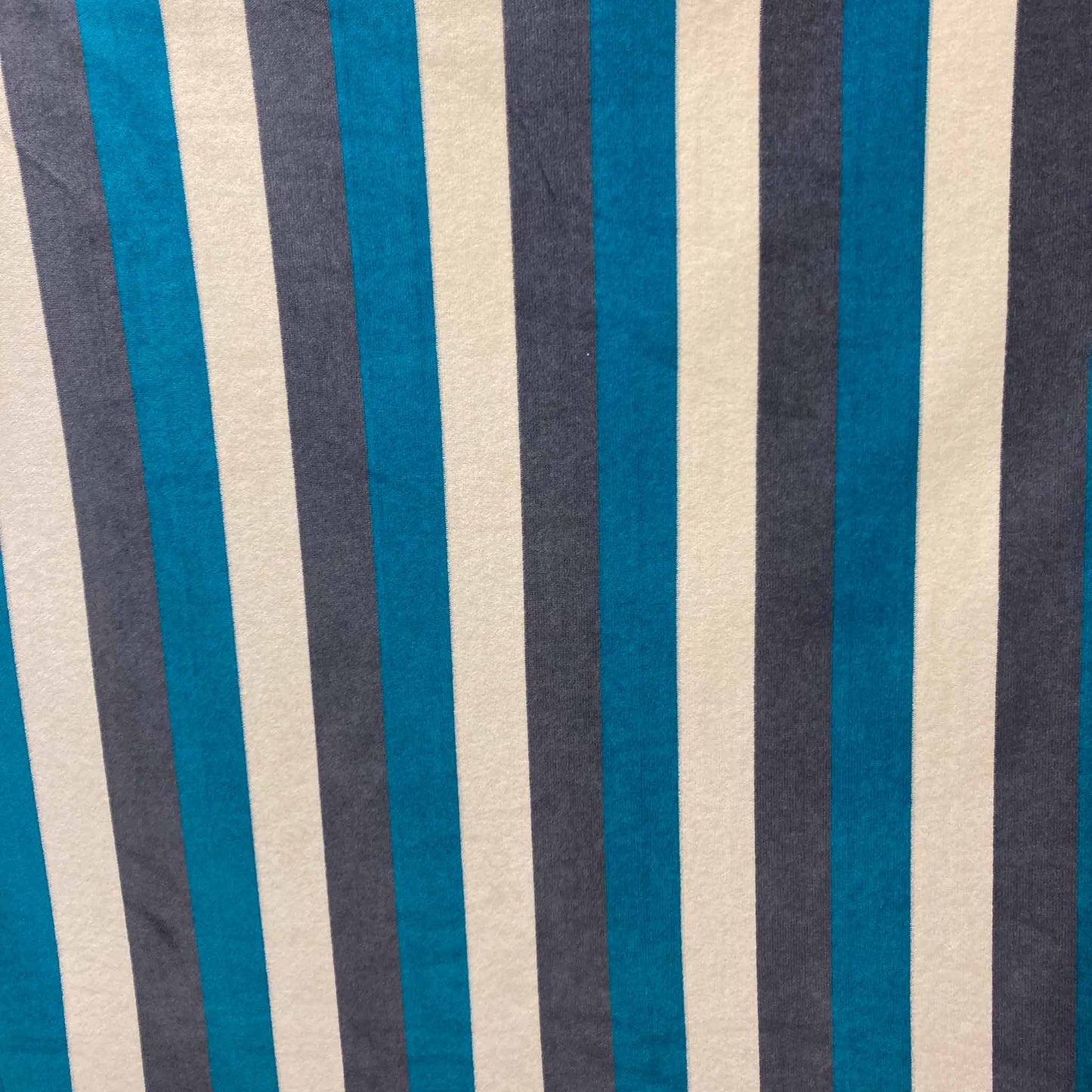 Cotton Velour Panels - Stripe *