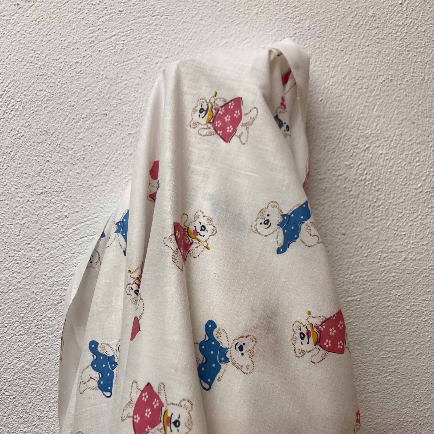 Vintage Cotton fabric - Off-white