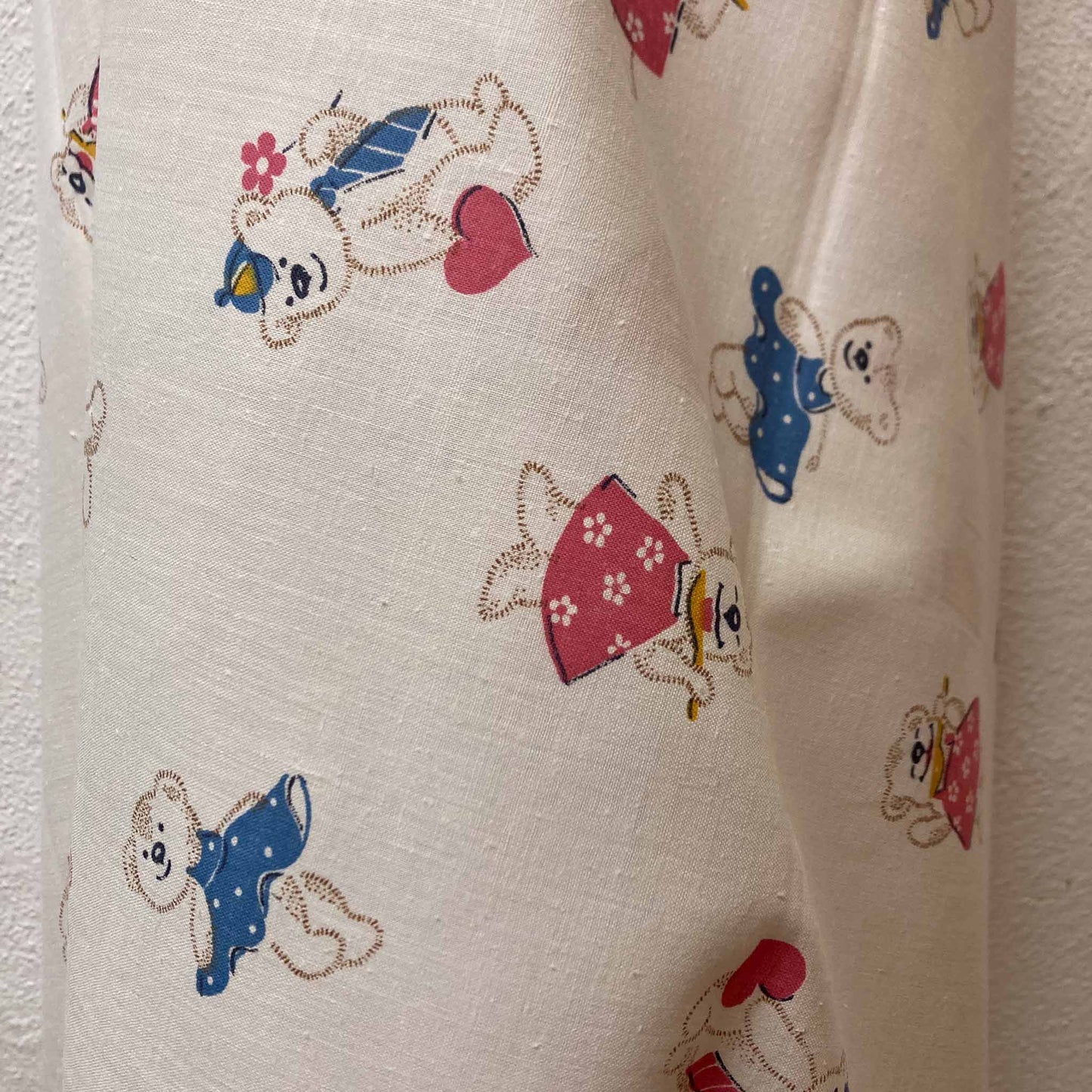 Vintage Cotton fabric - Off-white