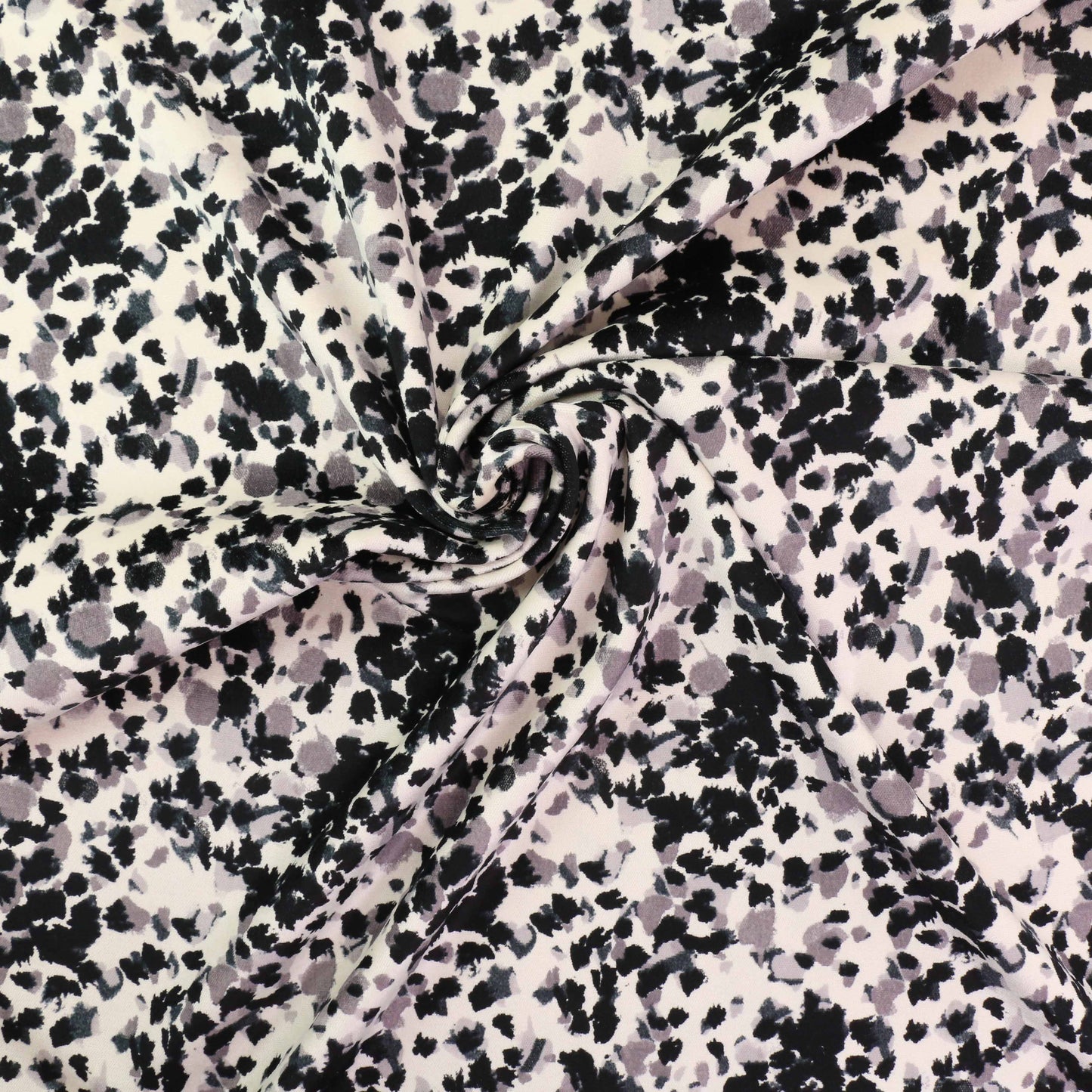 Cotton Velvet fabric - White, black, grey