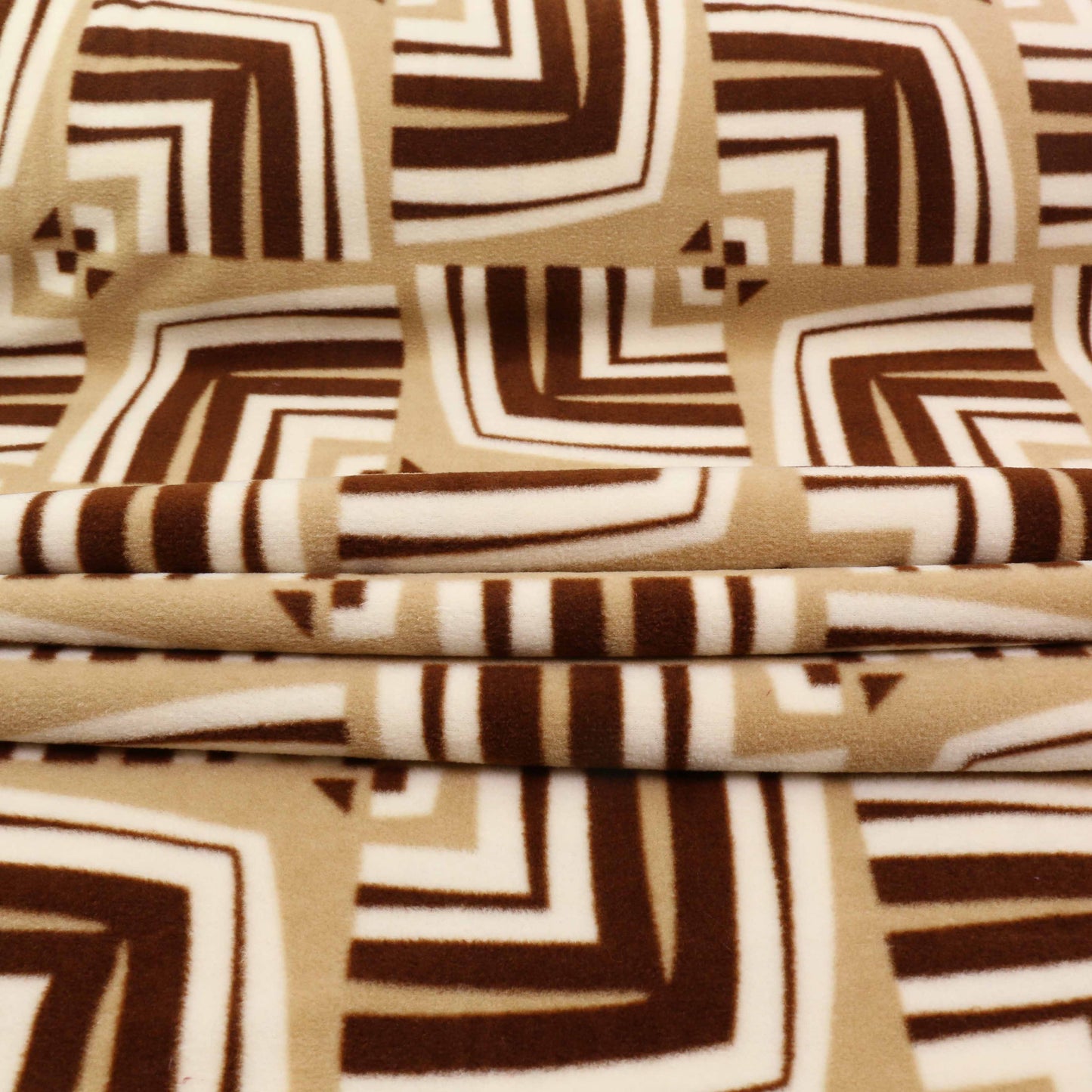 Fleece Fabric - Beige, beige