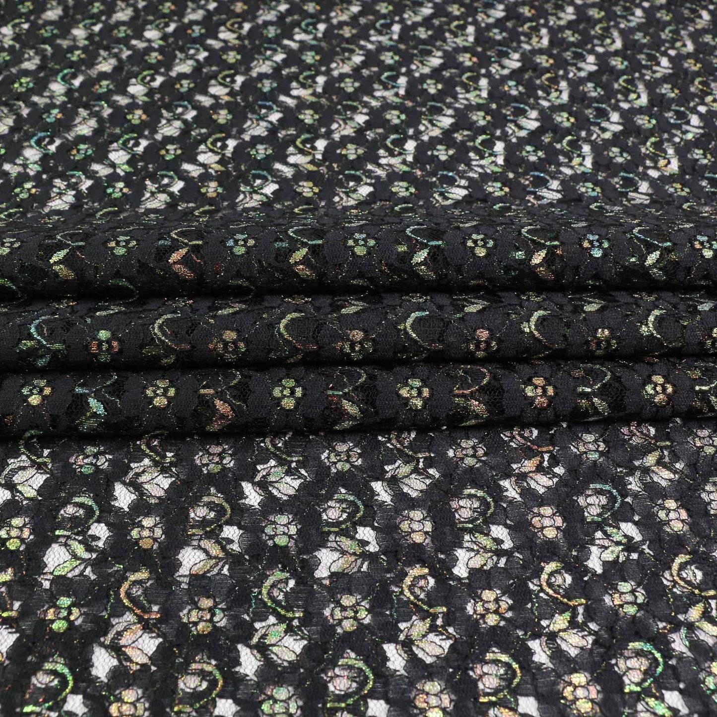 Lace - Black, iridescent