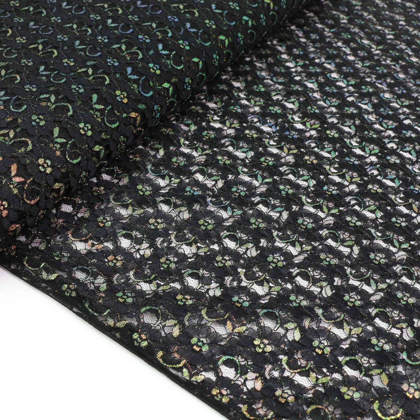 Lace - Black, iridescent