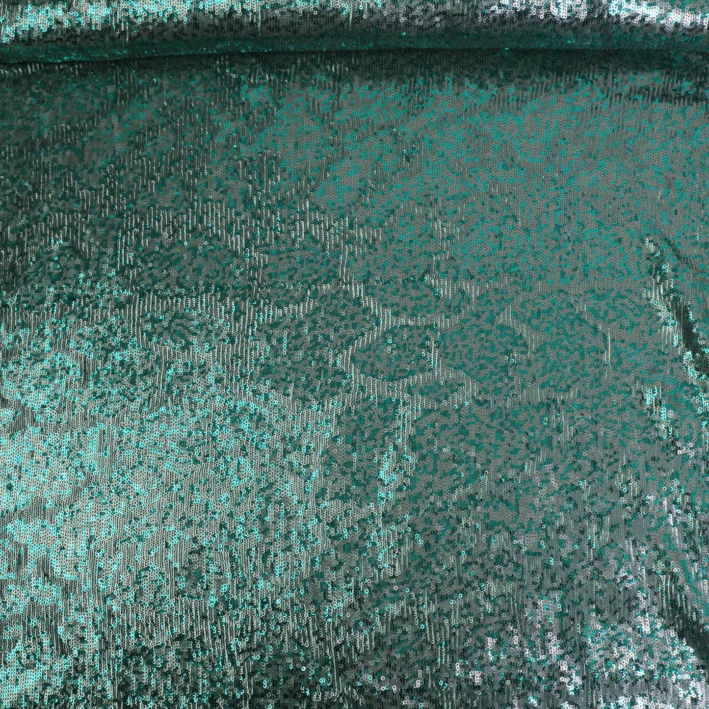 Sequin Fabric - Silver, Mint green