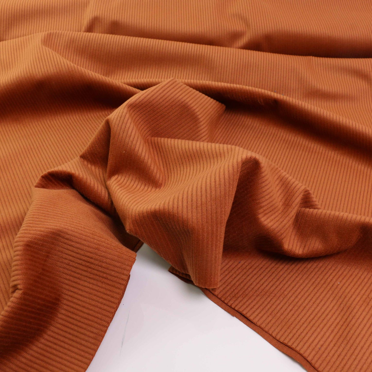 Corduroy Knit Fabric - Green, Denim, Mustard, Wine, Red