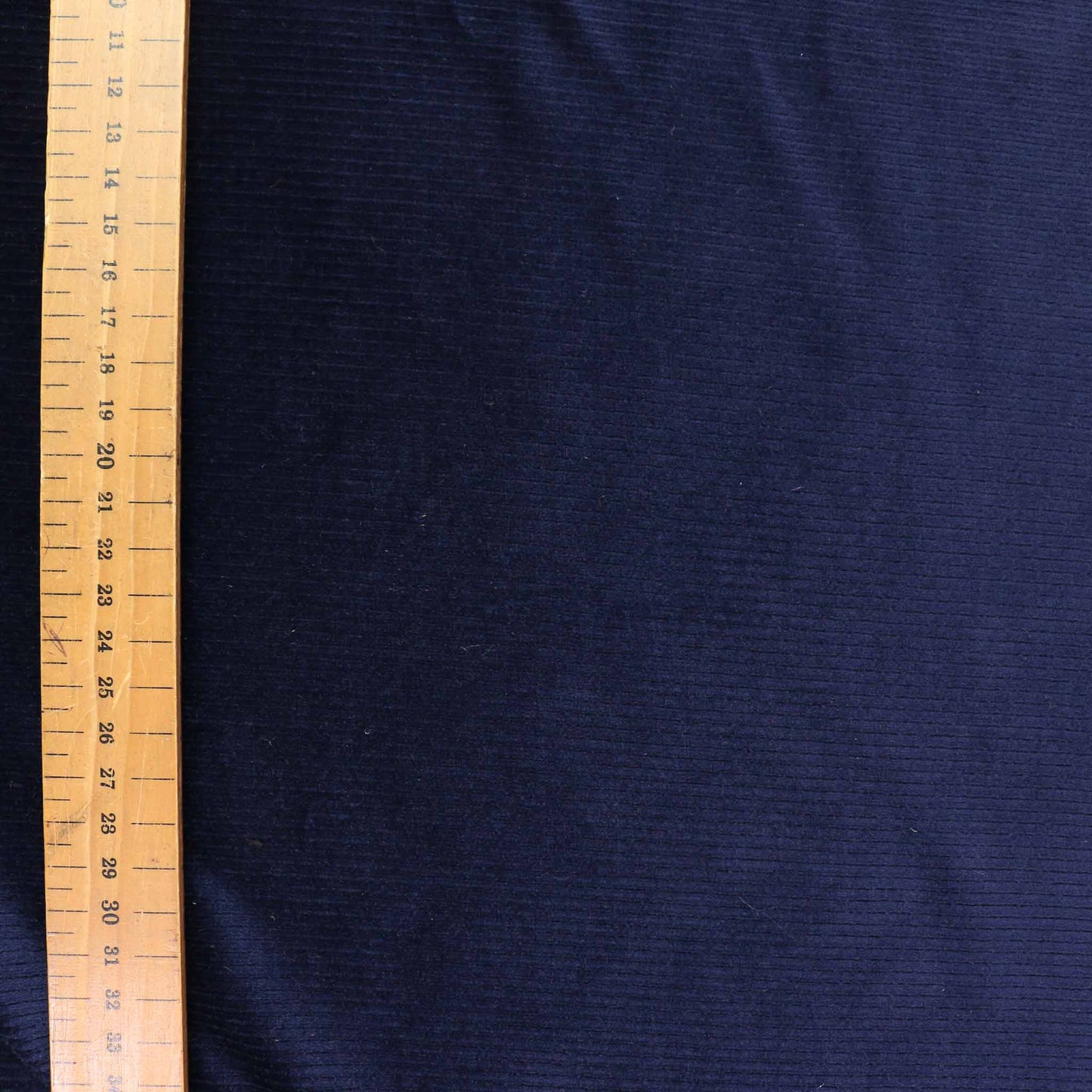 Rib Velour - Black, Navy