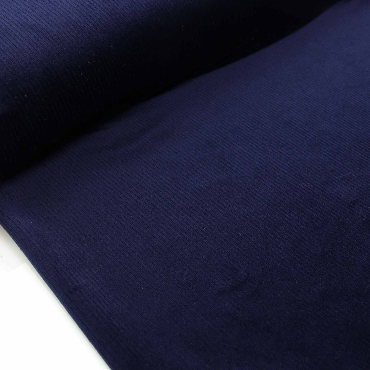 Rib Velour - Navy, Black