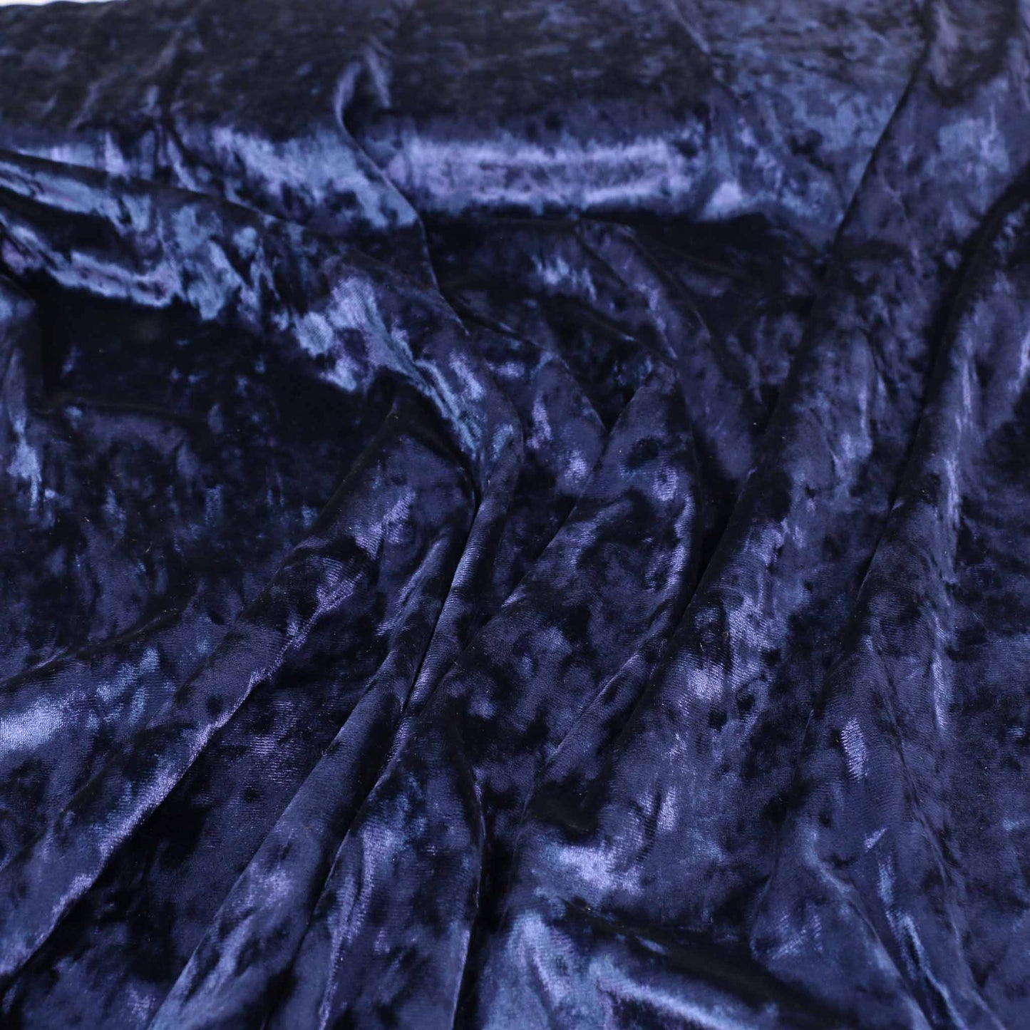 Crushed Velvet - Navy