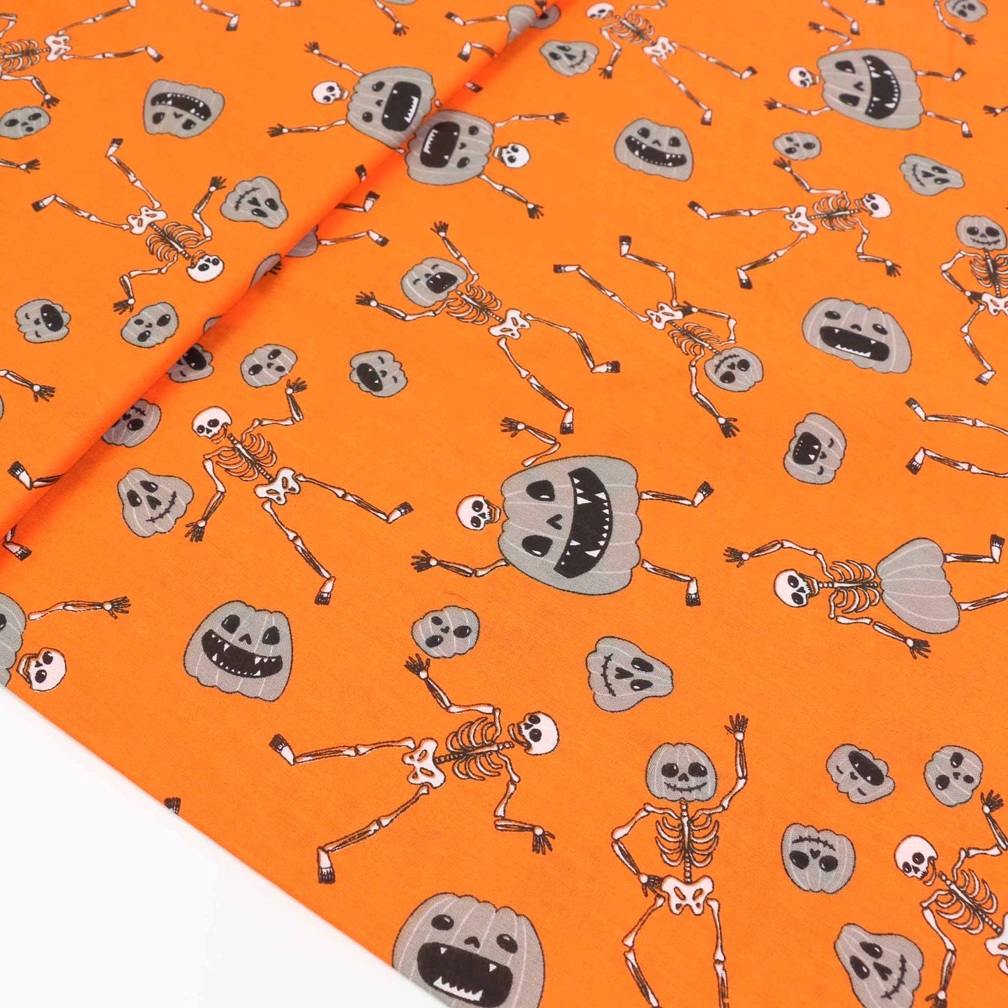 PolyCotton Poplin Fabric - Orange