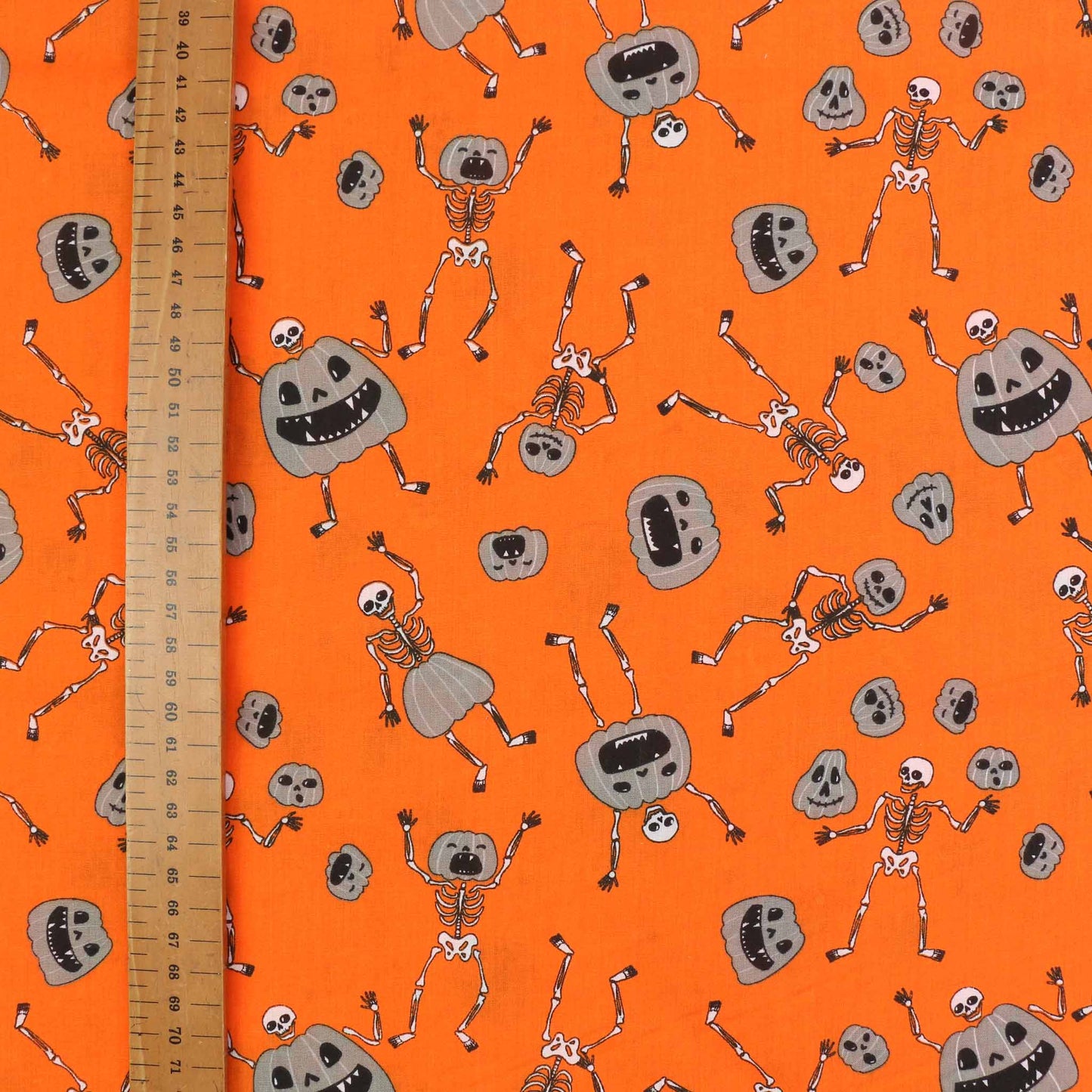 PolyCotton Poplin Fabric - Orange