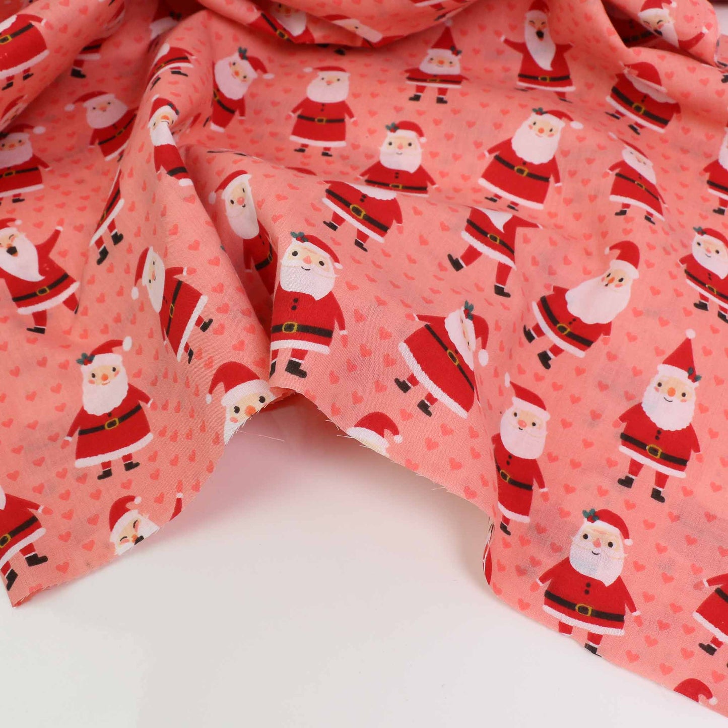 PolyCotton Poplin Fabric - Pink