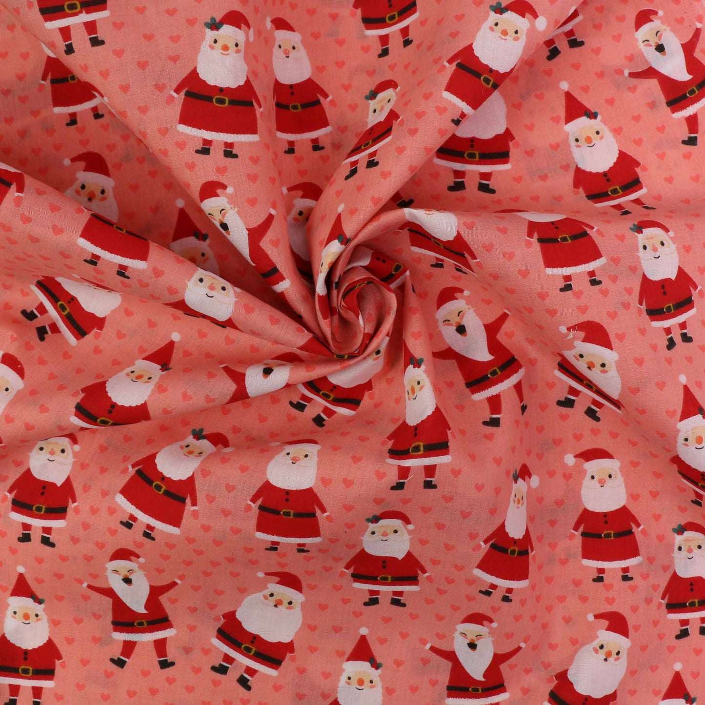 PolyCotton Poplin Fabric - Pink