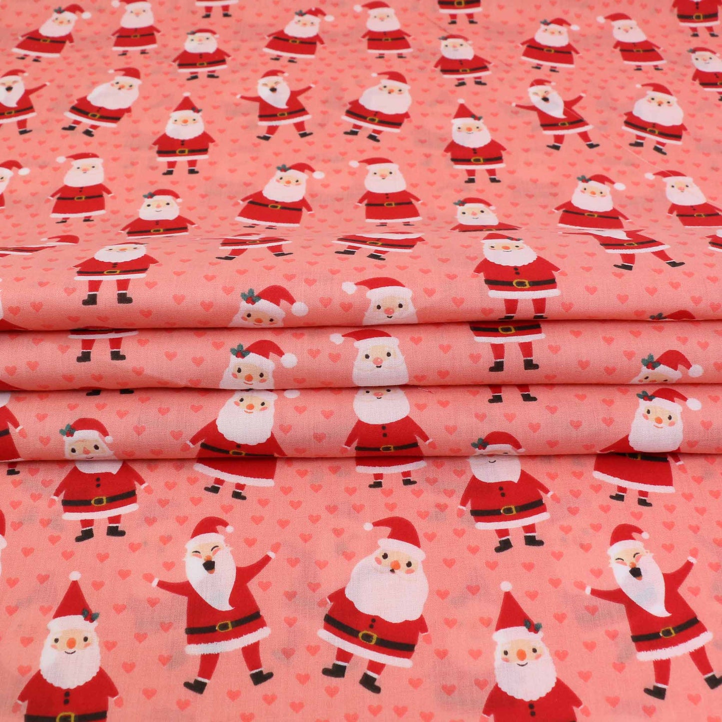 PolyCotton Poplin Fabric - Pink