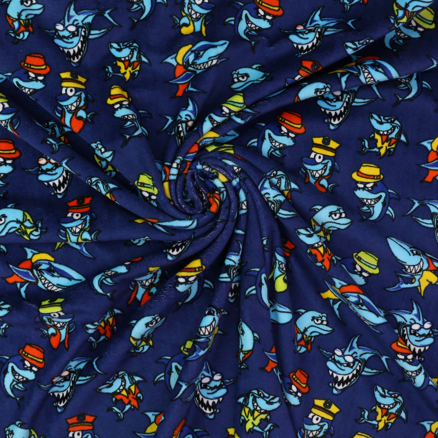 Cotton Velour - Blue