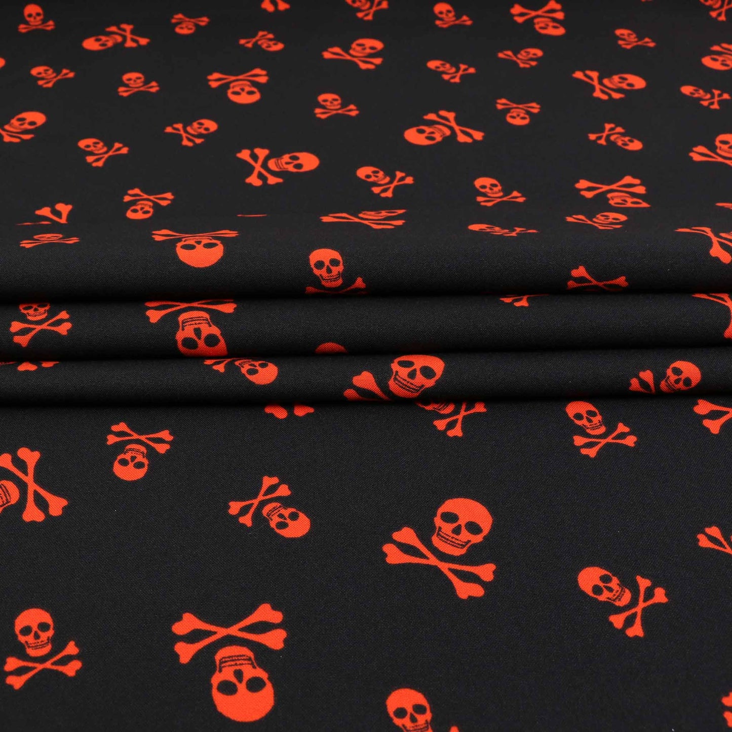 Bi Stretch fabric - Black and red